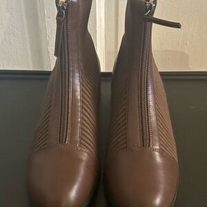 Journee Collection Brown Ankle Boots